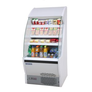 Õhkkardinaga vitriinid iseteeninduseks